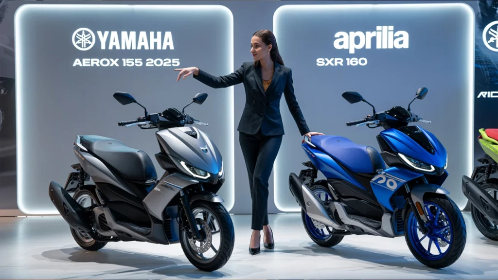 Yamaha Aerox 155 2025 vs Aprilia SXR 160