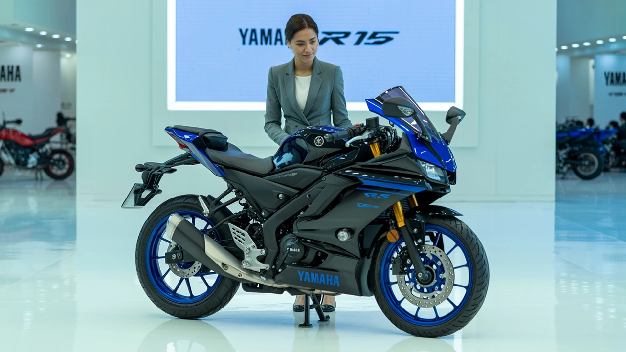 Yamaha R15 V5 Spotted